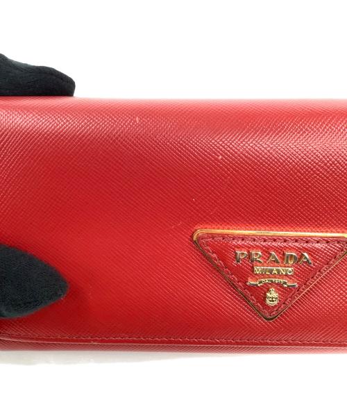 PRADA（プラダ）PRADA (プラダ) 長財布 レッドの古着・服飾アイテム