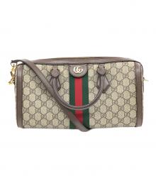 GUCCI（グッチ）の古着「オフィディア GGミディアム トップハンドルバッグ」｜ベージュ