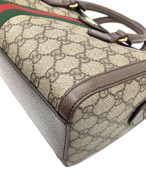 GUCCI（グッチ）GUCCI (グッチ) オフィディア GGミディアム トップハンドルバッグ ベージュの古着・服飾アイテム