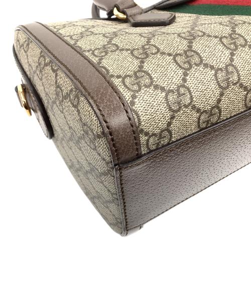 GUCCI（グッチ）GUCCI (グッチ) オフィディア GGミディアム トップハンドルバッグ ベージュの古着・服飾アイテム