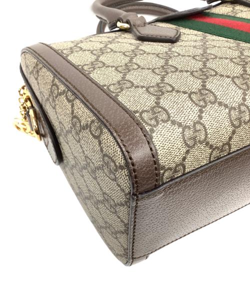 GUCCI（グッチ）GUCCI (グッチ) オフィディア GGミディアム トップハンドルバッグ ベージュの古着・服飾アイテム