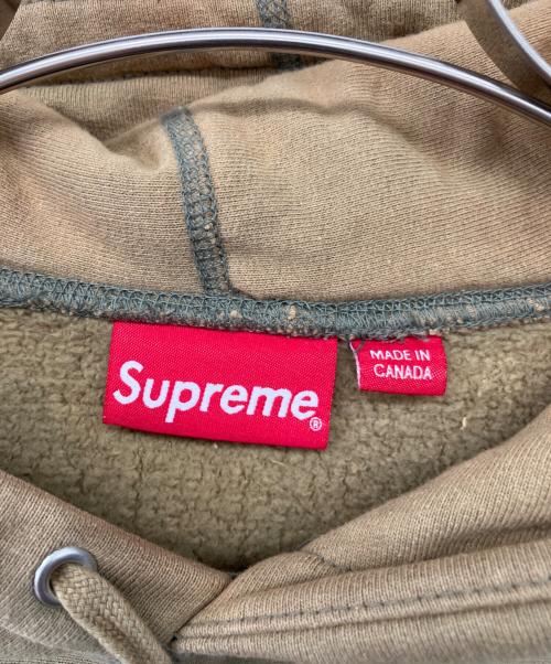 SUPREME（シュプリーム）Supreme (シュプリーム) Cross Box Logo Hooded Sweatshirt オリーブ サイズ:Mの古着・服飾アイテム