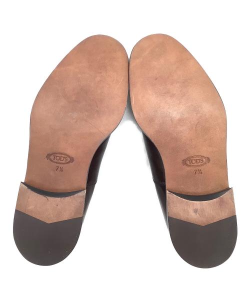 TOD'S（トッズ）TOD'S (トッズ) ストレートチップシューズ ブラウン サイズ:7 1/2の古着・服飾アイテム