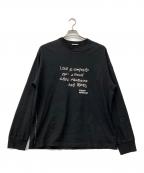 MONCLERモンクレール）の古着「GENIUS FRGMT LONG SLEEVE T-SHIRT」｜ブラック