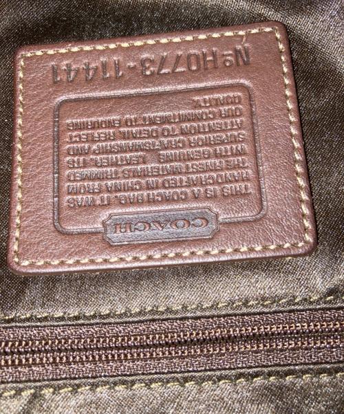 COACH（コーチ）COACH (コーチ) ワンショルダーバッグ ダークブラウンの古着・服飾アイテム
