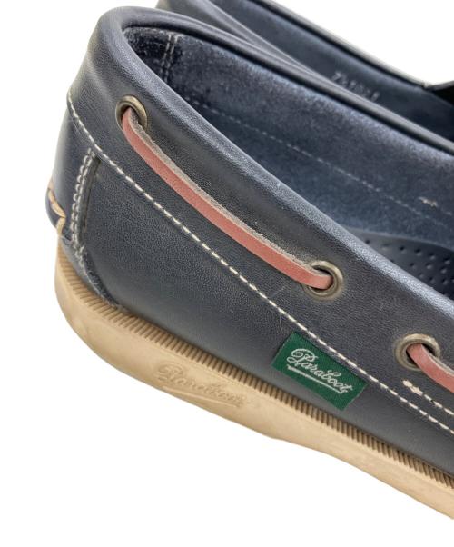 PARABOOT（パラブーツ）PARABOOT (パラブーツ) デッキシューズ ベージュ×ブラック サイズ:7 1/2の古着・服飾アイテム