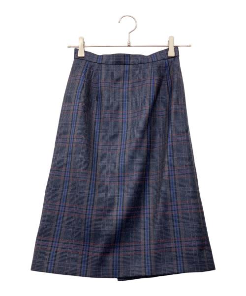 Burberry's（バーバリー）Burberry's (バーバリー) 90'sダブルスカートスーツ ネイビー サイズ:7Aの古着・服飾アイテム