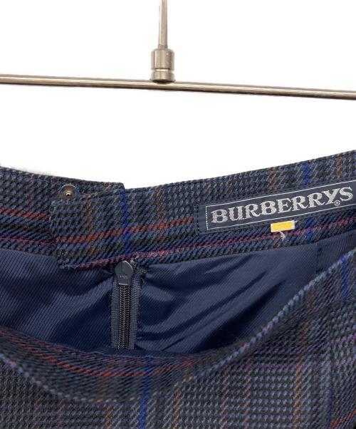Burberry's（バーバリー）Burberry's (バーバリー) 90'sダブルスカートスーツ ネイビー サイズ:7Aの古着・服飾アイテム
