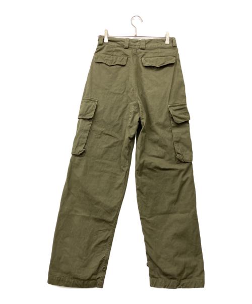 French Army（フランス軍）French Army (フランス軍) ミリタリーカーゴパンツ オリーブ サイズ:78.5cm(W31)の古着・服飾アイテム