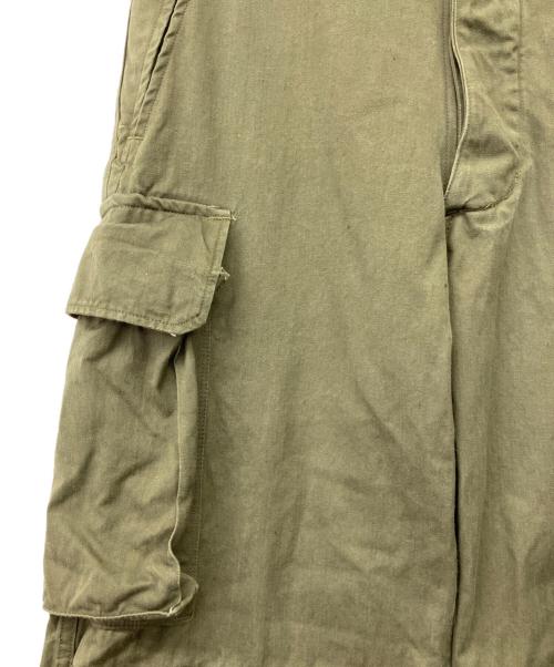 French Army（フランス軍）French Army (フランス軍) ミリタリーカーゴパンツ オリーブ サイズ:78.5cm(W31)の古着・服飾アイテム