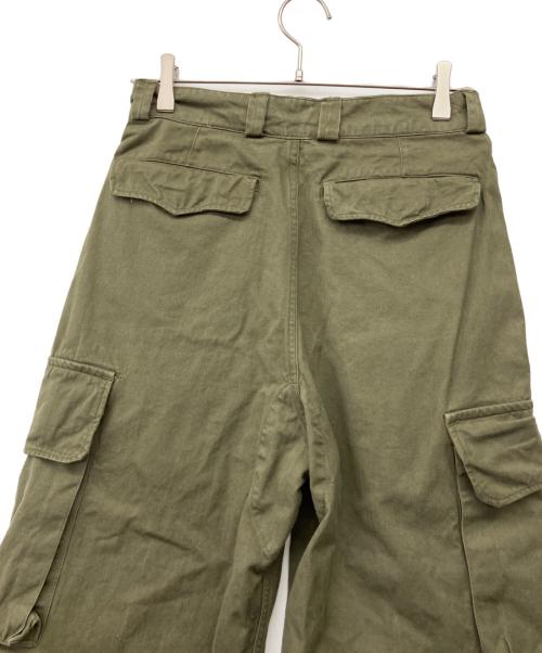 French Army（フランス軍）French Army (フランス軍) ミリタリーカーゴパンツ オリーブ サイズ:78.5cm(W31)の古着・服飾アイテム