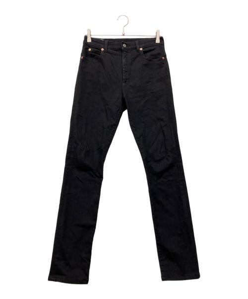 GUCCI（グッチ）GUCCI (グッチ) スキニーパンツ ブラック サイズ:81cm(W32)の古着・服飾アイテム