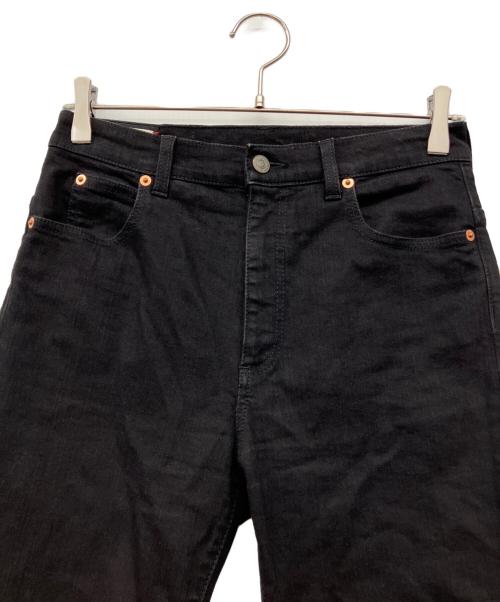 GUCCI（グッチ）GUCCI (グッチ) スキニーパンツ ブラック サイズ:81cm(W32)の古着・服飾アイテム