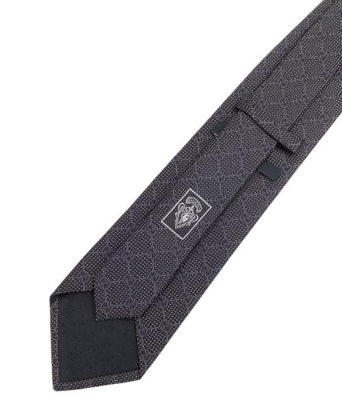 GUCCI（グッチ）GUCCI (グッチ) シルクネクタイ ブラック サイズ:不明の古着・服飾アイテム