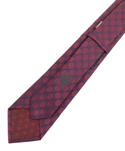 GUCCI（グッチ）GUCCI (グッチ) シルクネクタイ ワインレッド サイズ:不明の古着・服飾アイテム