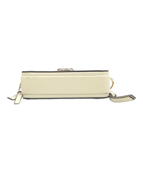 MARC JACOBS（マークジェイコブス）MARC JACOBS (マークジェイコブス) THE SNAPSHOT LEATHER CAMERA BAG ベージュ×ブラックの古着・服飾アイテム