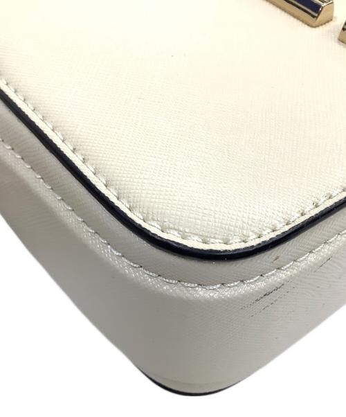 MARC JACOBS（マークジェイコブス）MARC JACOBS (マークジェイコブス) THE SNAPSHOT LEATHER CAMERA BAG ベージュ×ブラックの古着・服飾アイテム