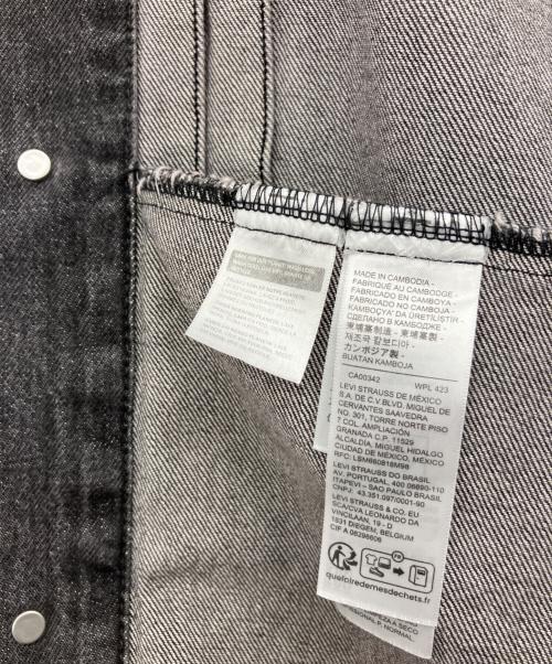 LEVI'S PReMIUM（リーバイス プレミアム）LEVI'S PReMIUM (リーバイス プレミアム) TYPE I トラッカージャケット ブラック サイズ:Lの古着・服飾アイテム