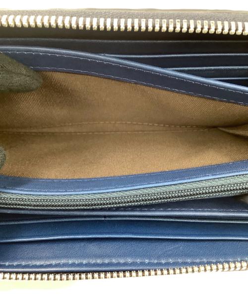クロコダイル（クロコダイル）クロコダイル (クロコダイル) 長財布 ネイビーの古着・服飾アイテム