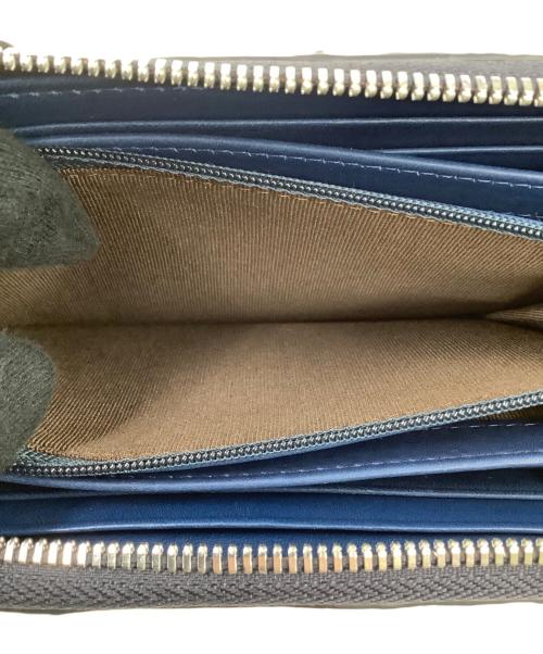 クロコダイル（クロコダイル）クロコダイル (クロコダイル) 長財布 ネイビーの古着・服飾アイテム