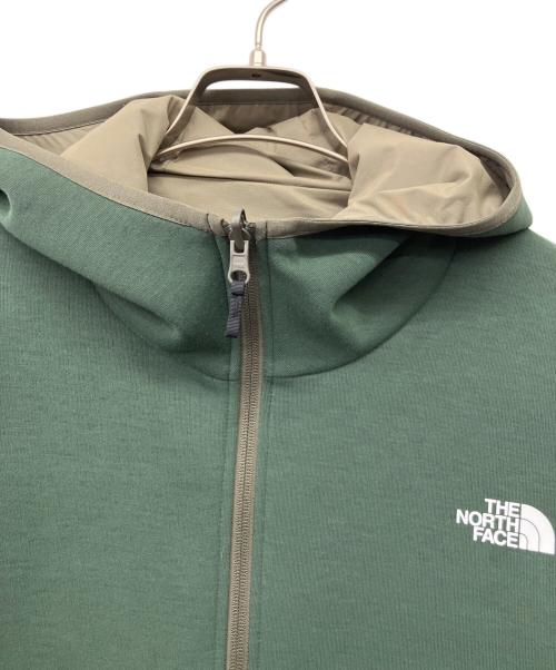 THE NORTH FACE（ザ ノース フェイス）THE NORTH FACE (ザ ノース フェイス) リバーシブルテックエアフーディ カーキ サイズ:Lの古着・服飾アイテム