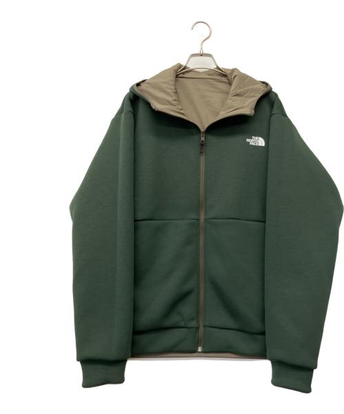 THE NORTH FACE（ザ ノース フェイス）THE NORTH FACE (ザ ノース フェイス) リバーシブルテックエアフーディ カーキ サイズ:Lの古着・服飾アイテム