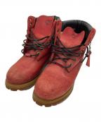 Timberlandティンバーランド）の古着「編上げブーツ」｜レッド