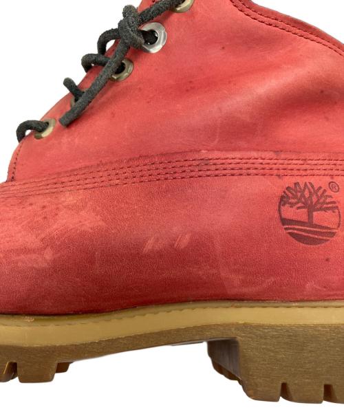 Timberland（ティンバーランド）Timberland (ティンバーランド) 編上げブーツ レッド サイズ:9の古着・服飾アイテム