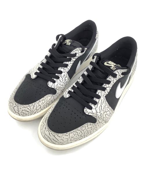 NIKE（ナイキ）NIKE (ナイキ) AIR JORDAN 1 RETRO LOW OG ”BLACK CEMENT” グレー サイズ:28.5cmの古着・服飾アイテム