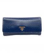 PRADAプラダ）の古着「長財布」｜ネイビー