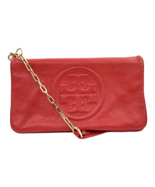 TORY BURCH（トリーバーチ）TORY BURCH (トリーバーチ) チェーンショルダーバッグ レッドの古着・服飾アイテム