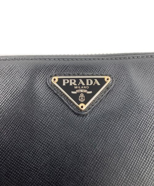 PRADA（プラダ）PRADA (プラダ) 長財布 ブラックの古着・服飾アイテム
