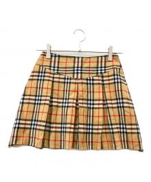 Burberry's（バーバリーズ）の古着「ショートラムウールスカート」｜ベージュ