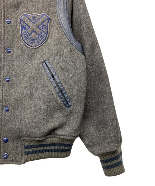 McGREGOR（マックレガー）McGREGOR (マックレガー) 90-00'sスタジャン グレー サイズ:Mの古着・服飾アイテム