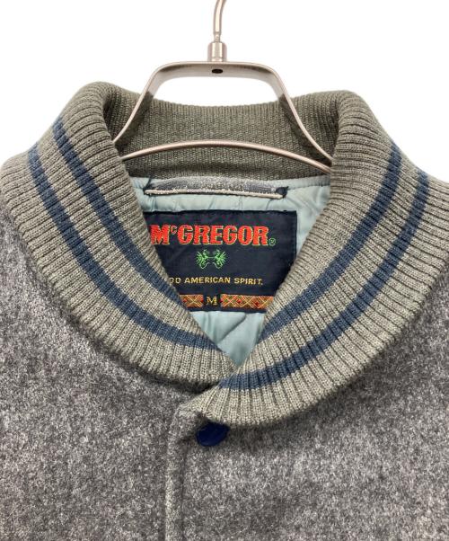 McGREGOR（マックレガー）McGREGOR (マックレガー) 90-00'sスタジャン グレー サイズ:Mの古着・服飾アイテム