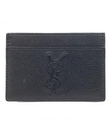 Yves Saint Laurent（イヴサンローラン）の古着「ステッチカサンドラ　カードケース」｜ブラック