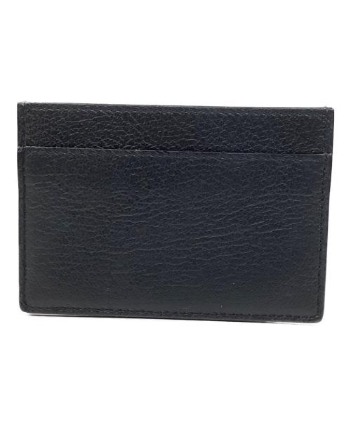 Yves Saint Laurent（イヴサンローラン）Yves Saint Laurent (イヴサンローラン) ステッチカサンドラ　カードケース ブラックの古着・服飾アイテム