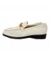 GUCCI (グッチ) MOCASSINO PELLE MORS スウェード バンブー ベージュ サイズ:36：12000円