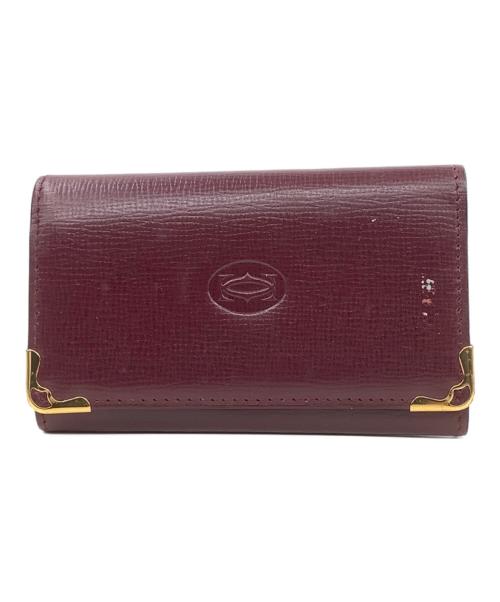 Cartier（カルティエ）Cartier (カルティエ) 6連キーケース ワインレッドの古着・服飾アイテム