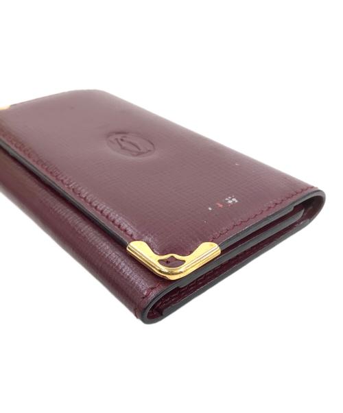 Cartier（カルティエ）Cartier (カルティエ) 6連キーケース ワインレッドの古着・服飾アイテム