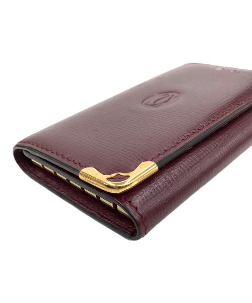 Cartier（カルティエ）Cartier (カルティエ) 6連キーケース ワインレッドの古着・服飾アイテム