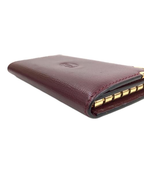 Cartier（カルティエ）Cartier (カルティエ) 6連キーケース ワインレッドの古着・服飾アイテム