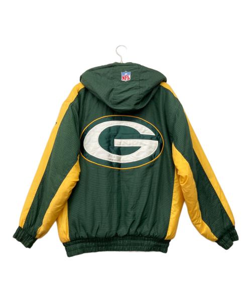 NFL（ナショナル・フットボール・リーグ）NFL (ナショナル・フットボール・リーグ) ATHLETIC PRO LINE イエロー×グリーン サイズ:Lの古着・服飾アイテム