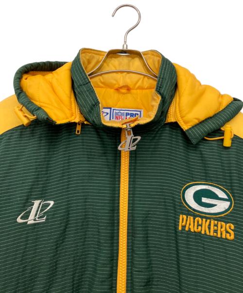 NFL（ナショナル・フットボール・リーグ）NFL (ナショナル・フットボール・リーグ) ATHLETIC PRO LINE イエロー×グリーン サイズ:Lの古着・服飾アイテム