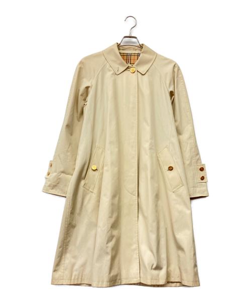 Burberry's（バーバリーズ）Burberry's (バーバリーズ) 90's金釦ステンカラーコート ベージュ サイズ:9号の古着・服飾アイテム