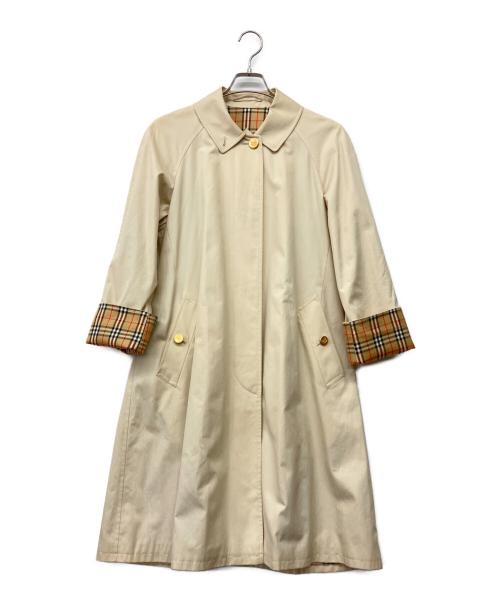 Burberry's（バーバリーズ）Burberry's (バーバリーズ) 90's金釦ステンカラーコート ベージュ サイズ:9号の古着・服飾アイテム