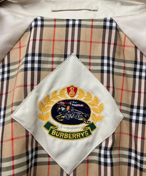 Burberry's（バーバリーズ）Burberry's (バーバリーズ) 90's金釦ステンカラーコート ベージュ サイズ:9号の古着・服飾アイテム