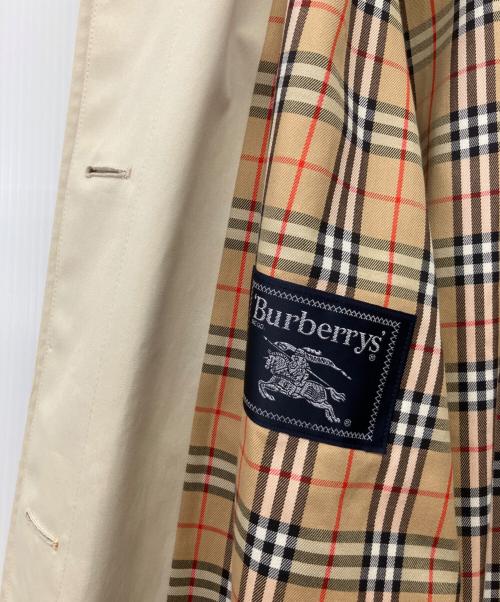 Burberry's（バーバリーズ）Burberry's (バーバリーズ) 90's金釦ステンカラーコート ベージュ サイズ:9号の古着・服飾アイテム