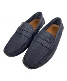BALLY（バリー）の古着「WARNO　ドライビングシューズ」｜ネイビー