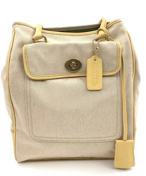 COACH（コーチ）COACH (コーチ) OLD COACH　PENELOPE BAG ベージュの古着・服飾アイテム